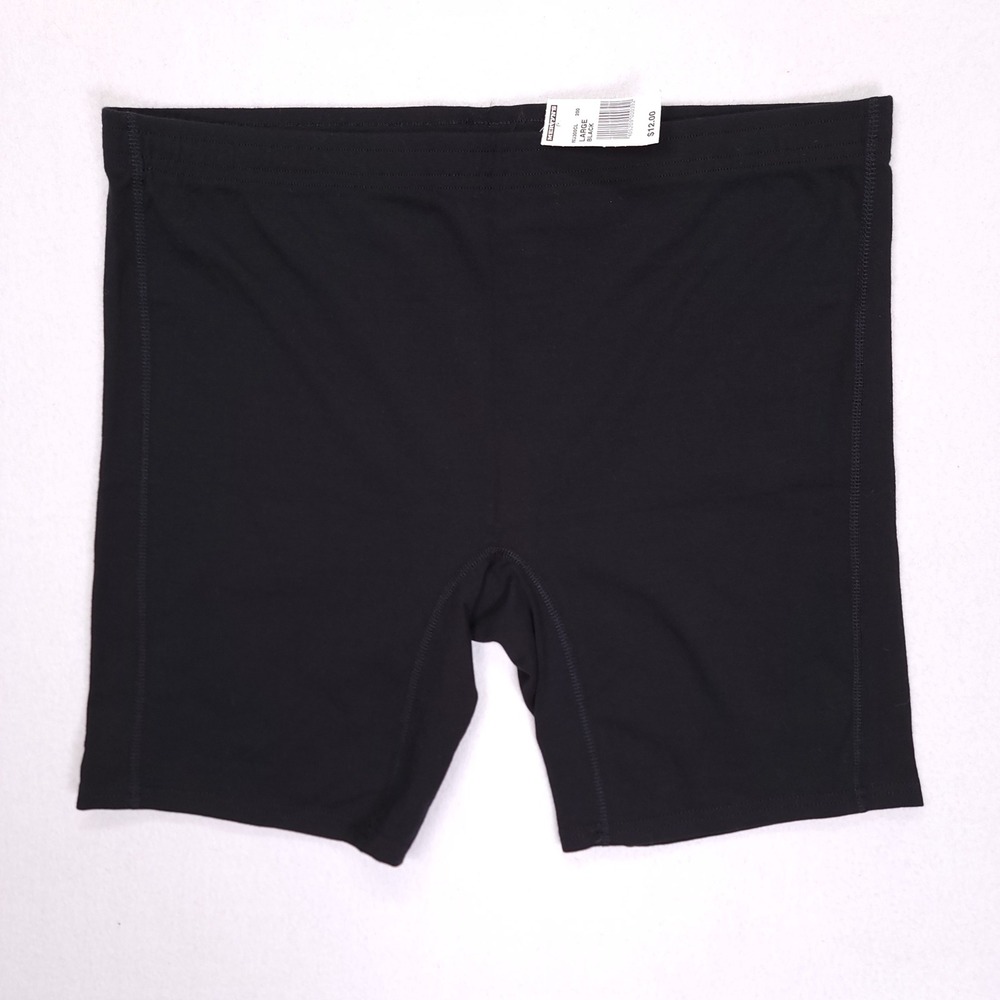 Cheetah Sport Mens XL Black Compression Shorts Cotton Lycra Made in USA New